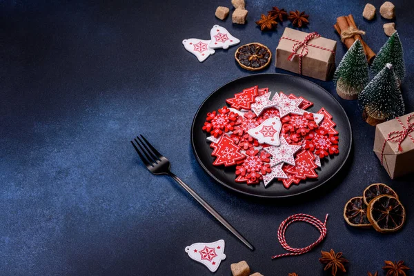 Christmas, New Year, DIY, holidays preparation and creativity concept. Getting ready to celebration