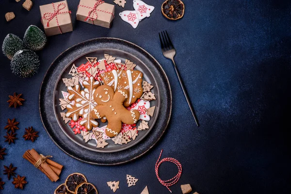 Christmas, New Year, DIY, holidays preparation and creativity concept. Getting ready to celebration