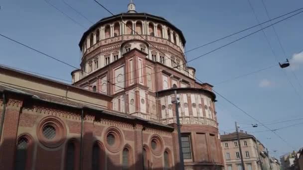 Vista Igreja Cidade Itália — Vídeo de Stock