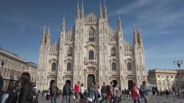 Europa Italia Milano Ottobre 2021 Iper Lapse Time Lapse Nella — Video Stock