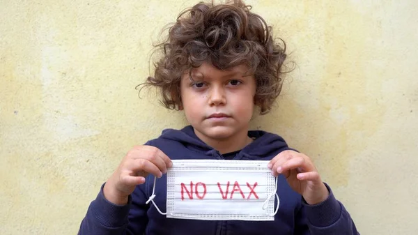 Europa Italië Dan Niet Vaccinatie Geen Vax Pro Vax Van — Stockfoto