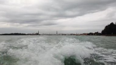 Avrupa, İtalya, Venedik Kasım 2021 - Venedik göl manzarası