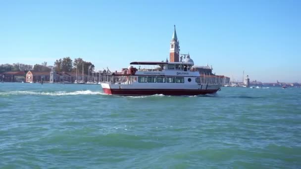 Europa Italia Venecia Noviembre 2021 Imágenes Laguna Venecia — Vídeo de stock