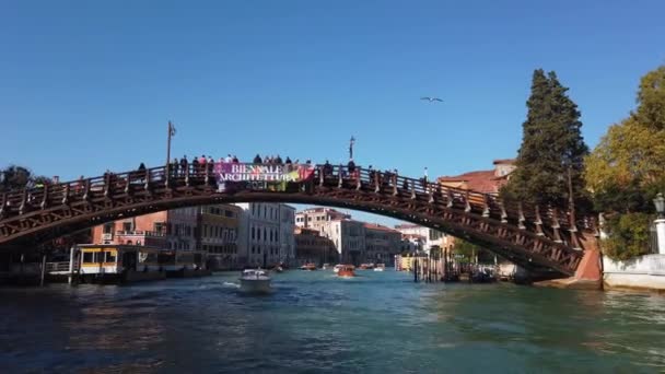 Европа Италия Венеция Ноябрь 2021 Венецианская Лагуна — стоковое видео