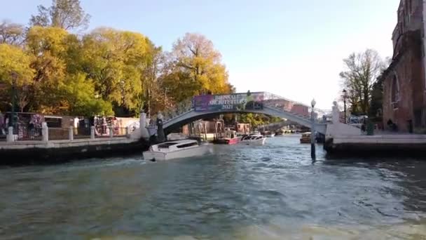 Eropa Italia Venesia November 2021 Rekaman Laguna Venesia — Stok Video
