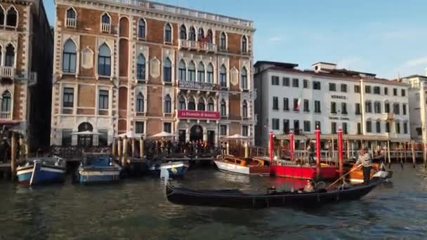 Ευρώπη Ιταλία Βενετία Νοέμβριος 2021 Λιμνοθάλασσα — Αρχείο Βίντεο