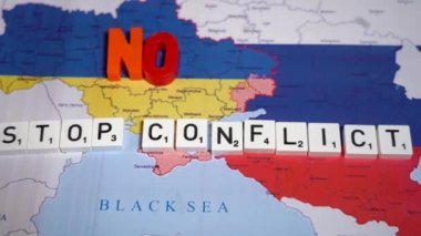 Avrupa - Rusya ile Ukrayna arasındaki savaşın başlaması - Amerika, Avrupa ve NATO Avrupa 'daki Üçüncü Dünya Savaşı' ndan korkuyor - savaş logosu yok 