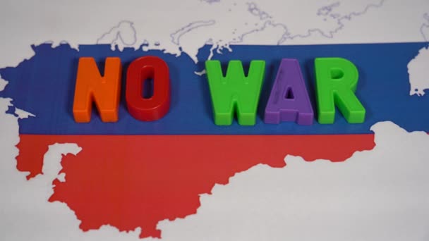 ヨーロッパ ロシアとウクライナの間の戦争の始まり アメリカ ヨーロッパとNatoはヨーロッパで第三次世界大戦を恐れています 戦争ロゴなし — ストック動画