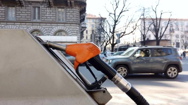 Europe Italie Milan Mars 2022 Augmentation Coût Diesel Super Carburant — Photo