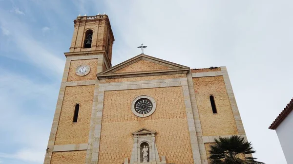 Europa Włochy Hiszpania Marzec 2022 Kościół Katedralny Vergine Consuelo Niebieską — Zdjęcie stockowe