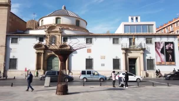 Ευρώπη Ιταλία Ισπανία Μάρτιος 2022 Altea Είναι Μια Μικρή Πόλη — Αρχείο Βίντεο
