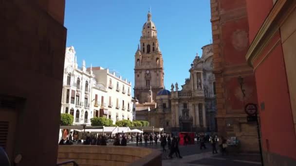 Uitzicht Gebouwen Van Mediterrane Stad — Stockvideo