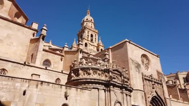 Europa Itália Espanha Marcha 2022 Igreja Catedral Santa Maria Múrcia — Vídeo de Stock