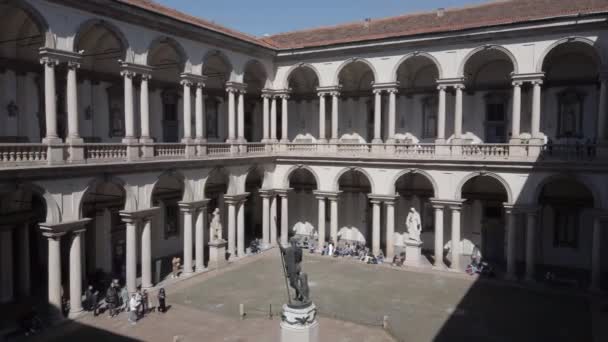 Europe Italy Florence 2022 Uffizi Gallery Important Art Museum Located — Wideo stockowe