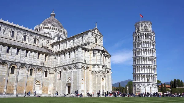 Europa Italia Pisa Toscana Aprile 2022 Torre Pisa Piazza Dei — Foto Stock