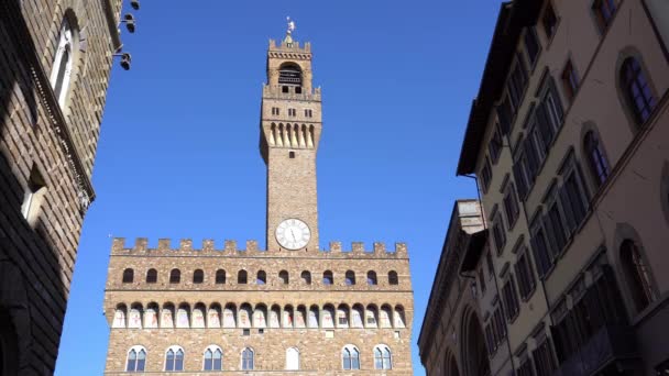 Europa Włochy Florencja 2022 Katedra Santa Maria Fiore Pobliżu Placu — Wideo stockowe