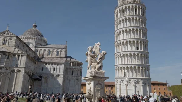 Europe Italy Pisa Tuscany April 2022 Pisa Tower Piazza Dei — стоковое фото