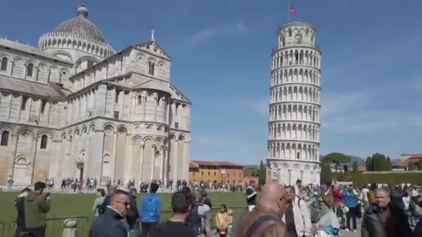 Europe Italy Pisa Tuscany April 2022 Time Lapse Footage Pisa — Video Stock