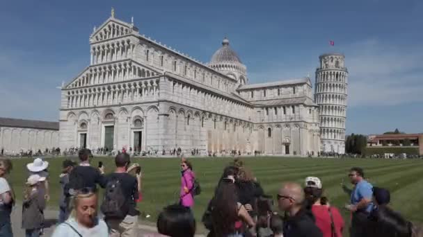 Europa Italien Pisa Toscana April 2022 Time Lapse Bilder Pisa — Stockvideo