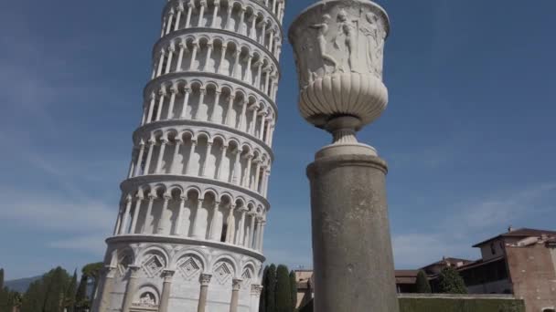 Europa Italië Pisa Toscane April 2022 Pisa Toren Piazza Dei — Stockvideo