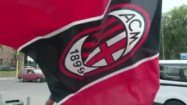Európa Olaszország Milánó 2022 Május Milánó Labdarúgó Klub Megnyeri Labdarúgó — Stock videók