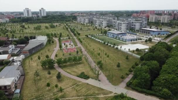 Milan May 2022 Drone View Sei Milano New Garden City — Vídeos de Stock