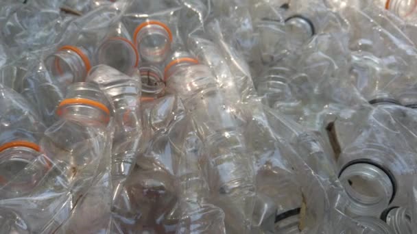 바다에 수집되어 재활용을 플라스틱 바다에 플라스틱 변화와 지구를 구하는 — 비디오