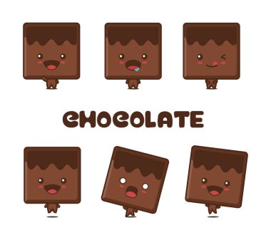 Şirin çikolata karakter tasarımı