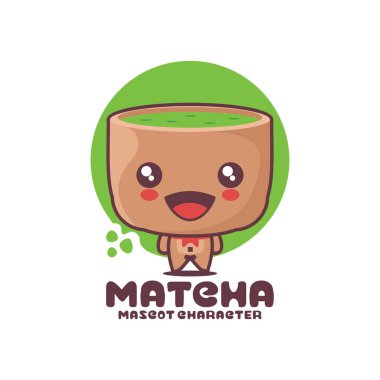 yeşil kibrit çay karikatür çizim vektörü, logolar, baskılar, etiketler, vs..