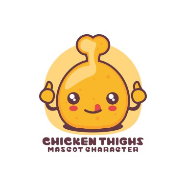 Tavuk butları karikatür çizimi, logolar, baskılar, çıkartmalar vs. için uygun, beyaz arka planda izole edilmiş..