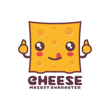 Peynir dilimleri çizgi film çizimleri, logolar, baskılar, çıkartmalar vs. için uygun, beyaz arka planda izole edilmiş..