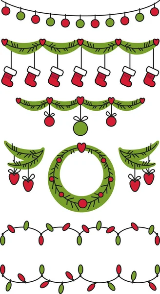 Noel dekorasyon unsurları ayarlandı