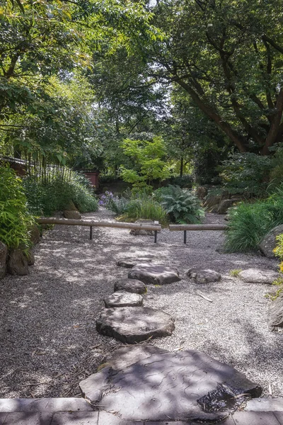 Vista Del Jardín Japonés —  Fotos de Stock