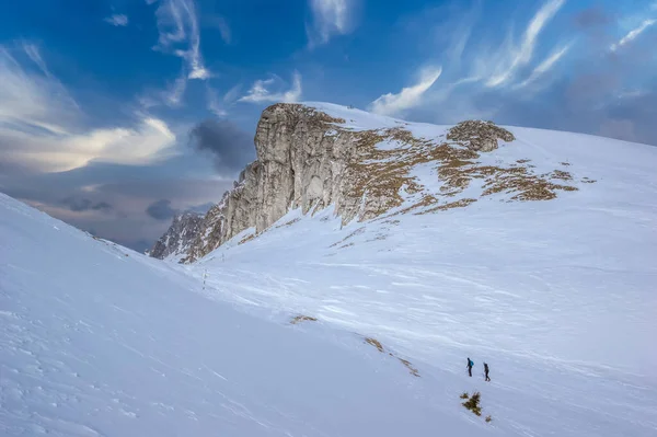 Montañas Bucegi Rumania Hermoso Paisaje Montañas Cárpatas Invierno —  Fotos de Stock