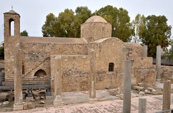 Медивні Візантійські Церкви Папхосі — стокове фото