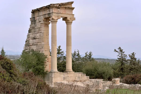 Templo Romano Apollo Kourion Chipre — Fotografia de Stock