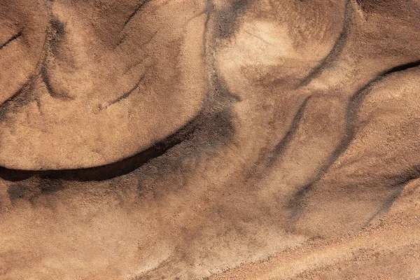 Які Залишки Води Працює Піску — стокове фото