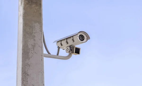 Videocamere Circuito Chiuso Installate Fuori Del Concetto Protezione Dell Edificio — Foto Stock