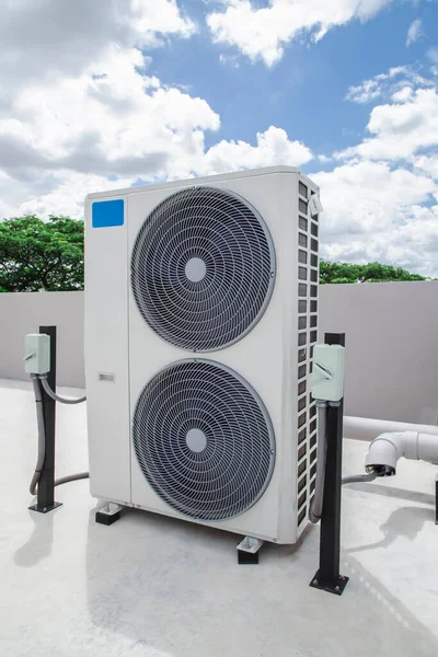 Air Conditioning Hvac Roof Industrial Building — Fotografia de Stock