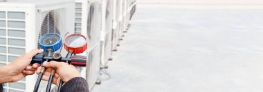 Air conditioning check service leak detection add refrigerant