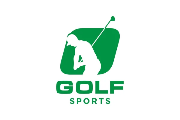 Alfabet Litera Logo Ikona Dla Projektu Logo Golf Wektor Szablon — Wektor stockowy