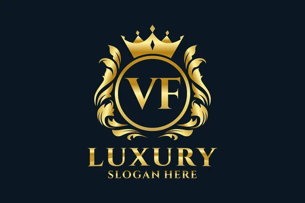 Lettre Royal Luxury Logo Modèle Dans Art Vectoriel Pour Les — Image vectorielle