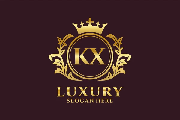 Lettre Royal Luxury Logo Modèle Dans Art Vectoriel Pour Les — Image vectorielle