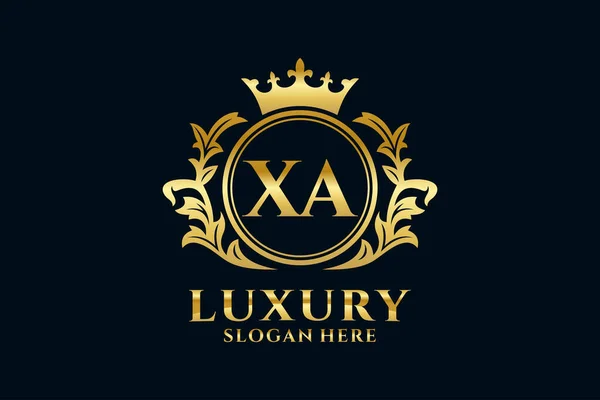 Letter Royal Luxury Logo Sablont Vektorművészet Luxus Márka Projektek Más — Stock Vector