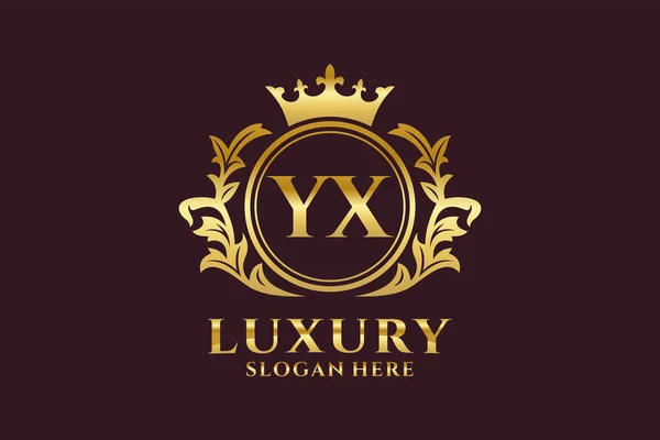 Carta Royal Luxury Logo Template Arte Vetorial Para Projetos Branding —  Vetores de Stock