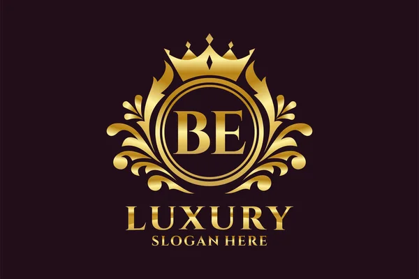 Letter Royal Luxury Logo Sjabloon Vectorkunst Voor Luxueuze Merkprojecten Andere — Stockvector