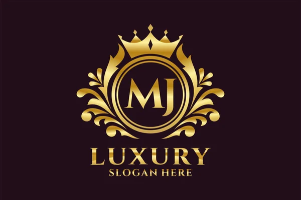 Plantilla Letter Royal Luxury Logo Arte Vectorial Para Lujosos Proyectos — Vector de stock