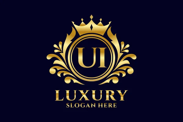Interfejs List Royal Luxury Logo Template Vector Art Luxurious Branding — Wektor stockowy