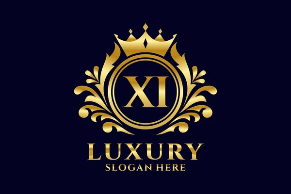 Lettre Royal Luxury Logo Modèle Dans Art Vectoriel Pour Les — Image vectorielle