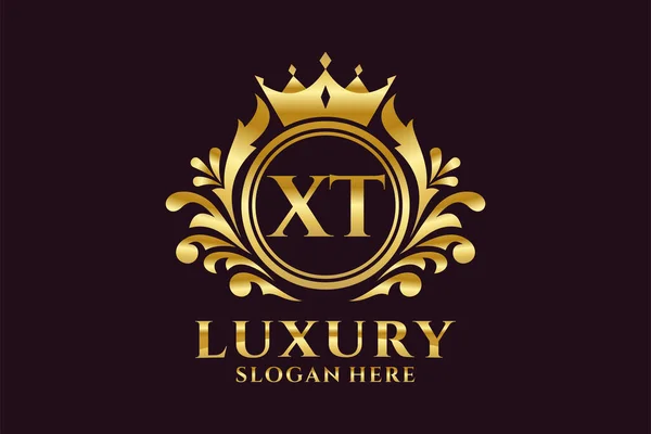 Lettre Royal Luxury Logo Modèle Dans Art Vectoriel Pour Les — Image vectorielle